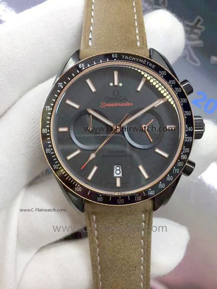 All Black OMEGA Speedmaster Dark Side Mens Watch Copy